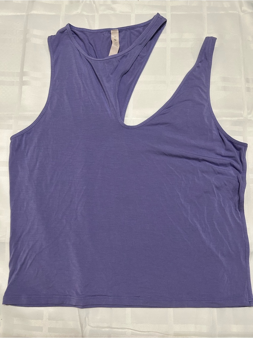 lululemon athletica Purple Asymmetric Tank Top